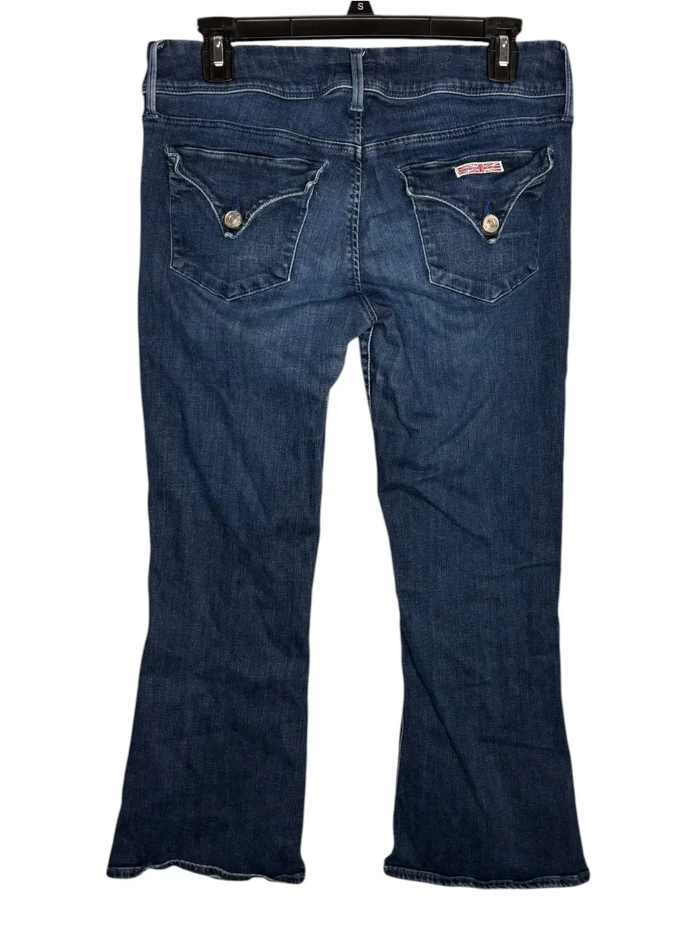 Hudson jeans Collin Mid Rise Bootcut Crop Dark Blue Flare women’s size 29 - Picture 3 of 6